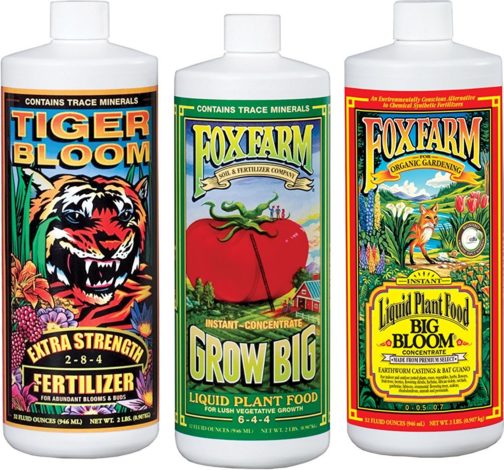 Fox Farm FX14049 Liquid Nutrient Trio Soil Formula: Big Bloom, Grow Big, Tiger Bloom Grow Tent Accessories